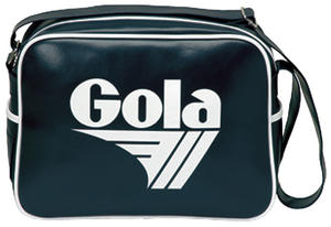 Gola Redford Retro Old Skool Shoulder Flight Bag Navy White Preview